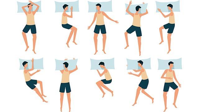 significado de las porturas al dormir